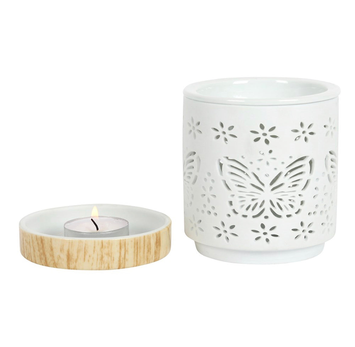 Matt Ceramic Butterfly Wax Burner