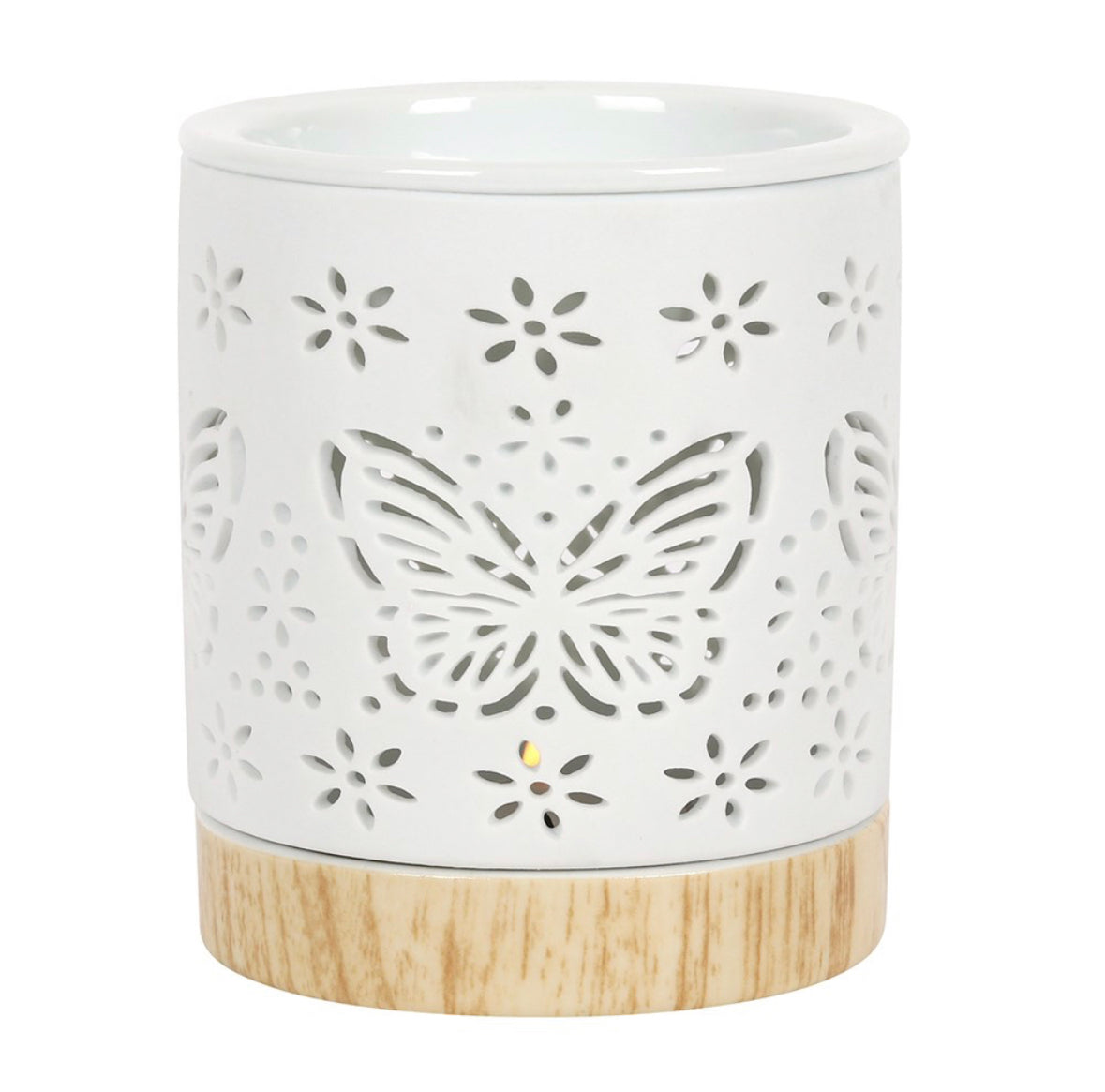 Matt Ceramic Butterfly Wax Burner