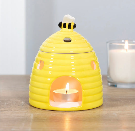 Yellow Beehive Wax Burner