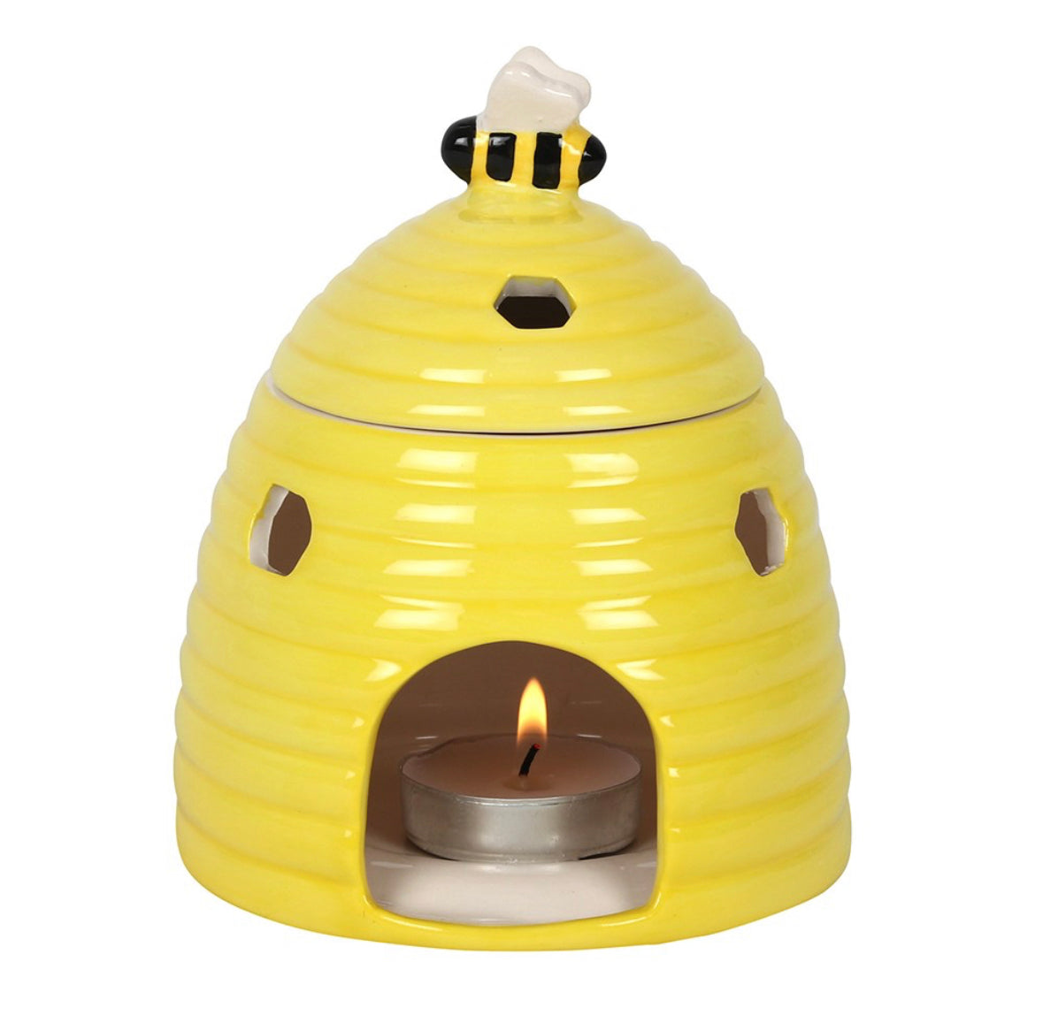 Yellow Beehive Wax Burner