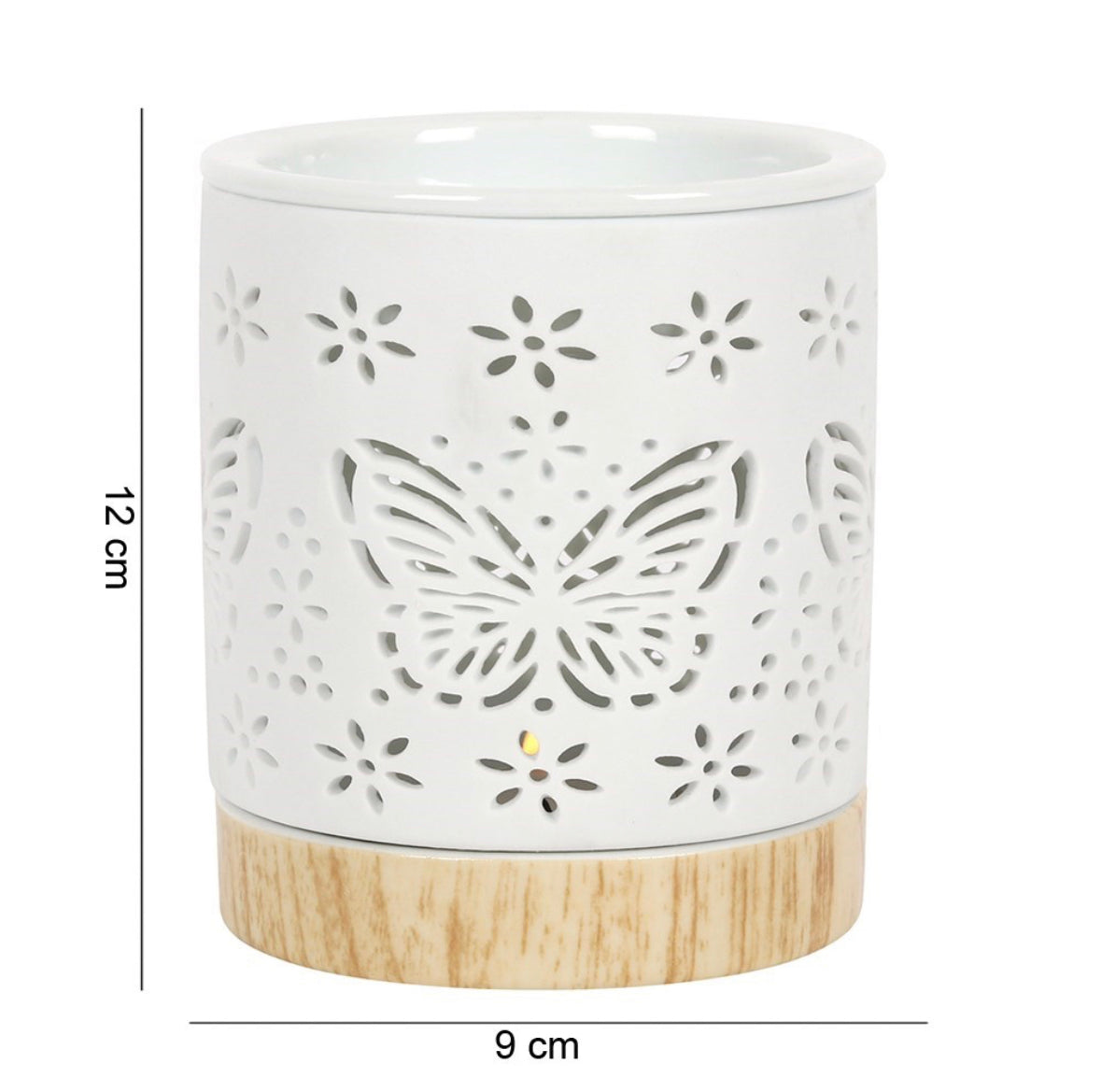 Matt Ceramic Butterfly Wax Burner