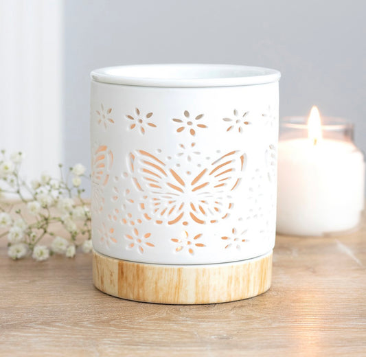 Matt Ceramic Butterfly Wax Burner