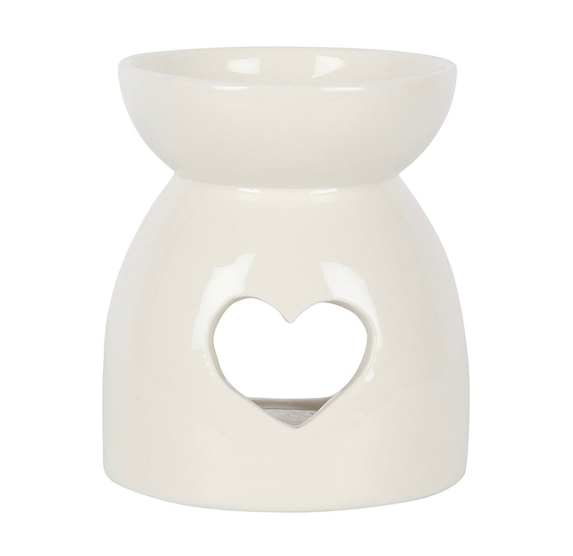 White Heart Wax Burner