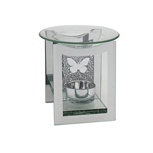 Mirror Crystal Butterfly Wax Burner